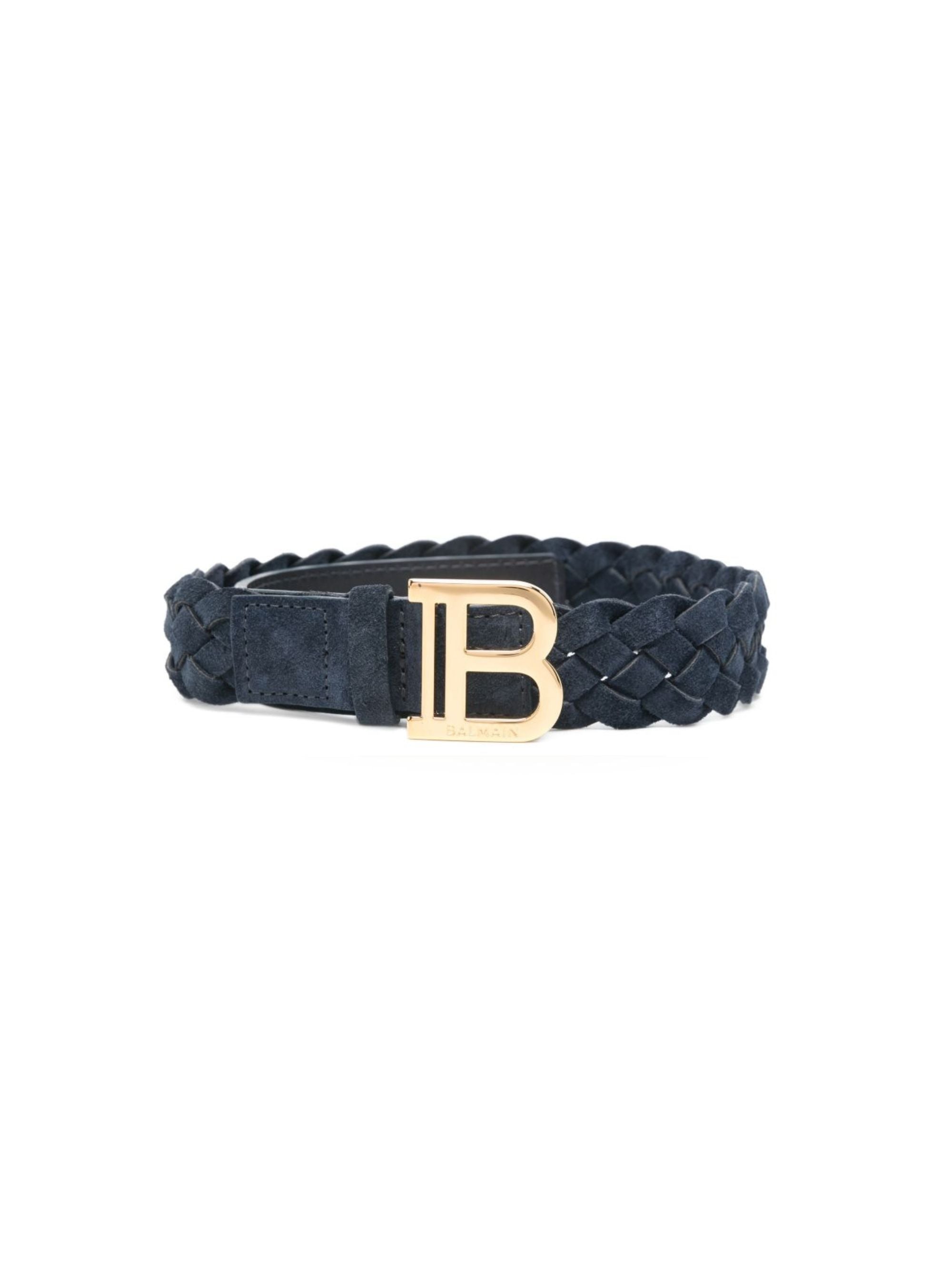 Cintura per bambina Balmain Kids blu navy con fibbia BY0Q61 Z3831 617 BALMAIN KIDS