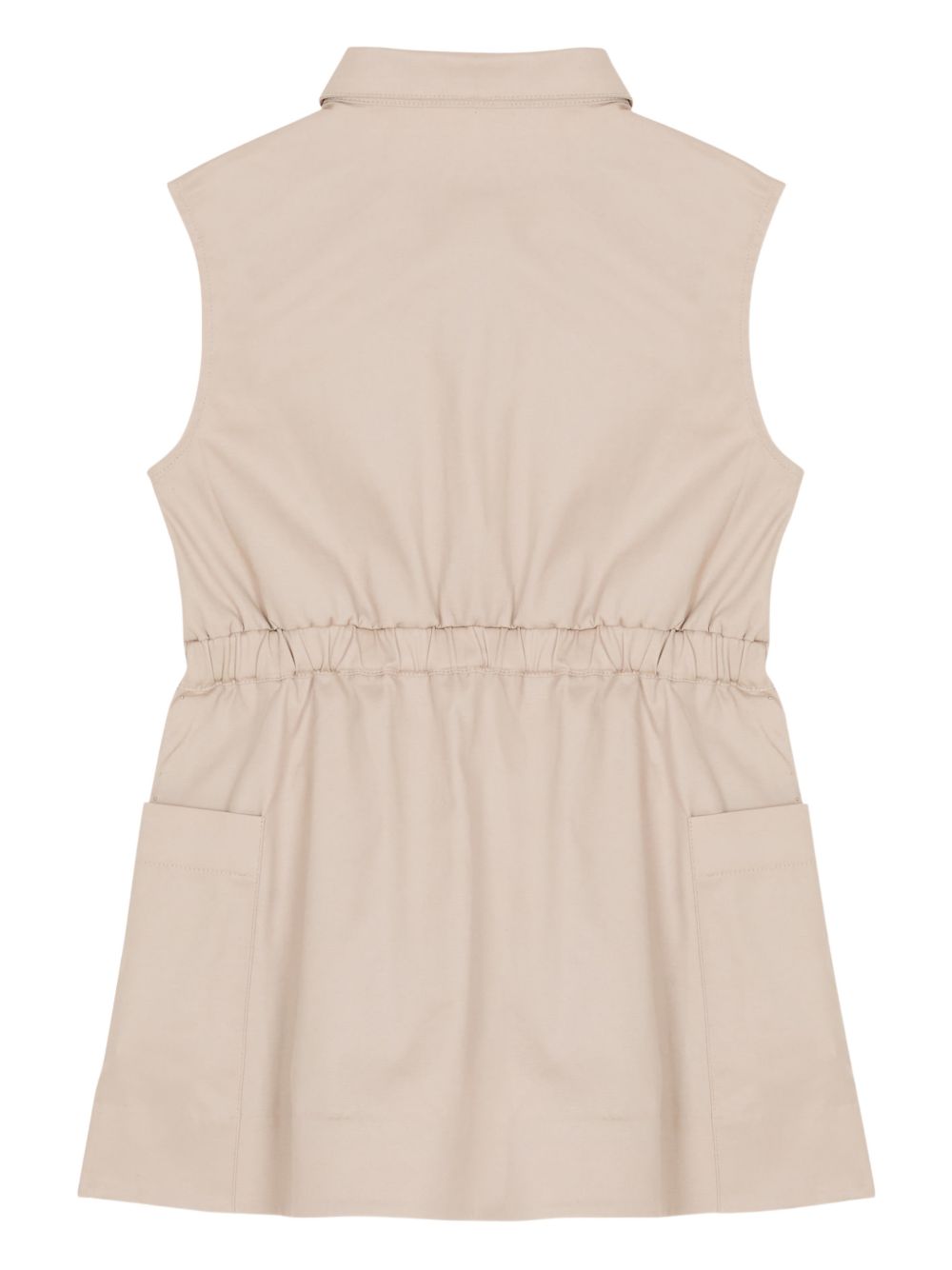 Abito per bambina Balmain Kids beige con colletto BY1B82 G0197 107 BALMAIN KIDS