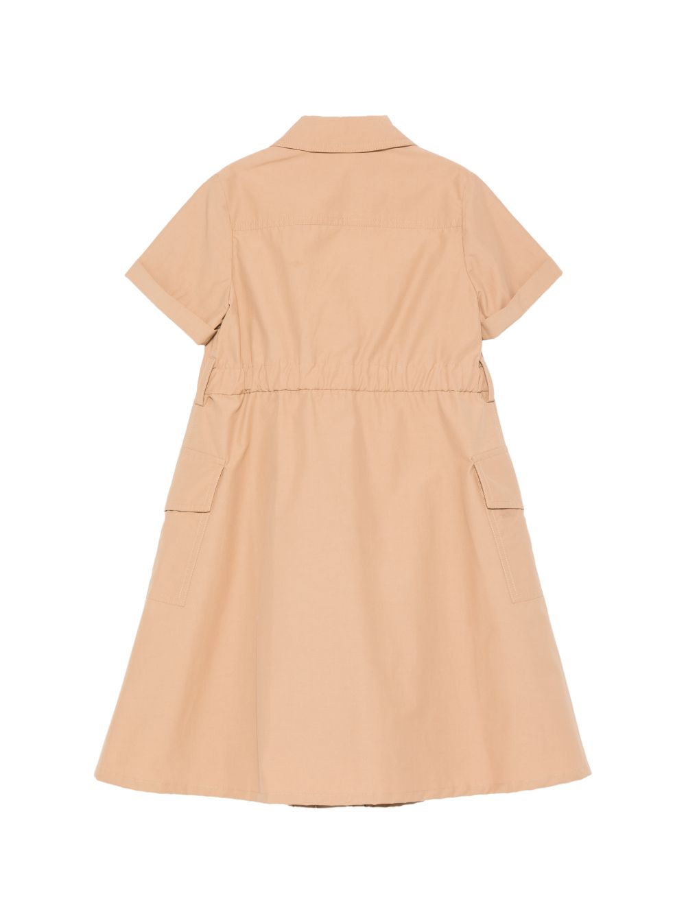 Abito per bambina Balmain Kids beige con colletto a punta BY1D61 B0094 116 BALMAIN KIDS