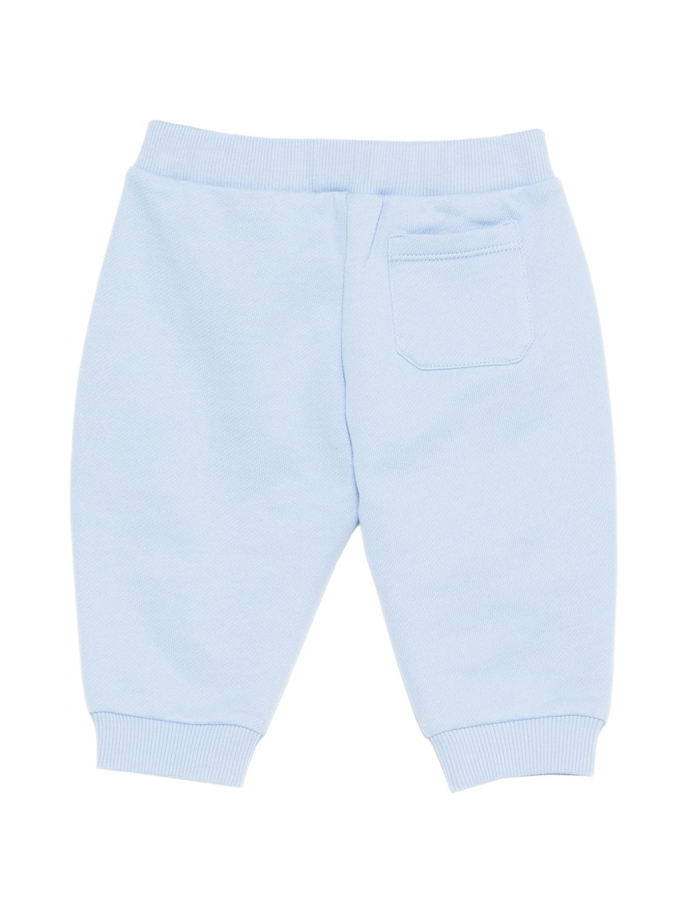 Pantaloni per neonato Balmain Kids azzurro con stampa logo BY6540 Z3183 652BC BALMAIN KIDS