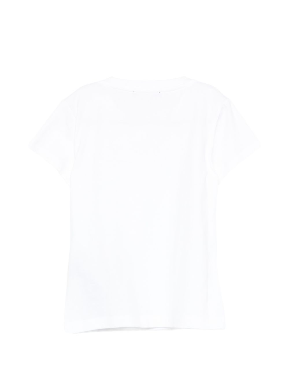 T-shirt da bambina Balmain Kids bianca con bottoni BY8A21 Z3277 100BC BALMAIN KIDS