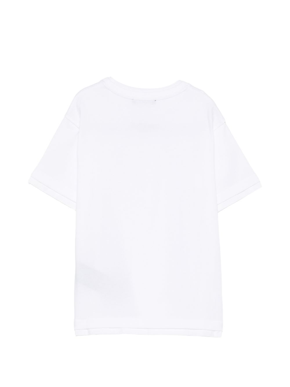 T-shirt per bambino Balmain Kids bianca con logo sul davanti BY8Q31 Z3658 100BL BALMAIN KIDS