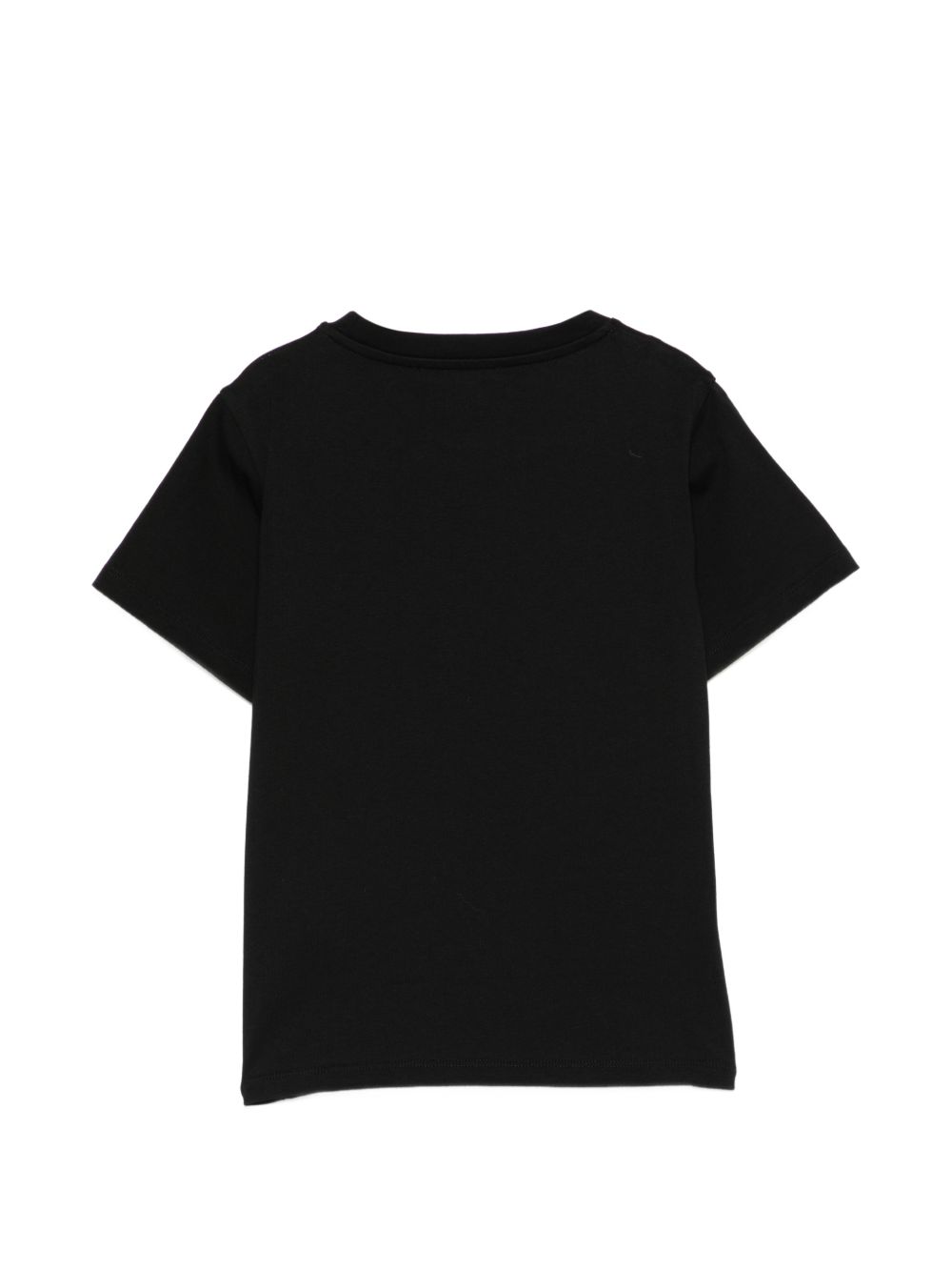 T-shirt per bambino Balmain Kids nera con logo sul davanti BY8R11 Z3672 930BC BALMAIN KIDS