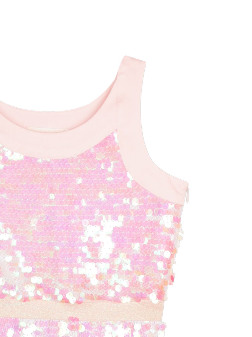 Abito smanicato per bambina Billieblush rosa con paillettes U21819 111 BILLIEBLUSH KIDS