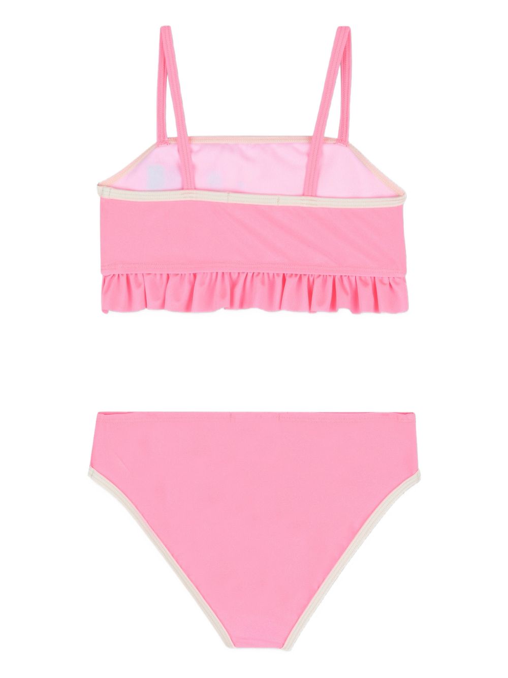 Bikini per bambina Billieblush rosa con stampa grafica U22157 499 BILLIEBLUSH KIDS