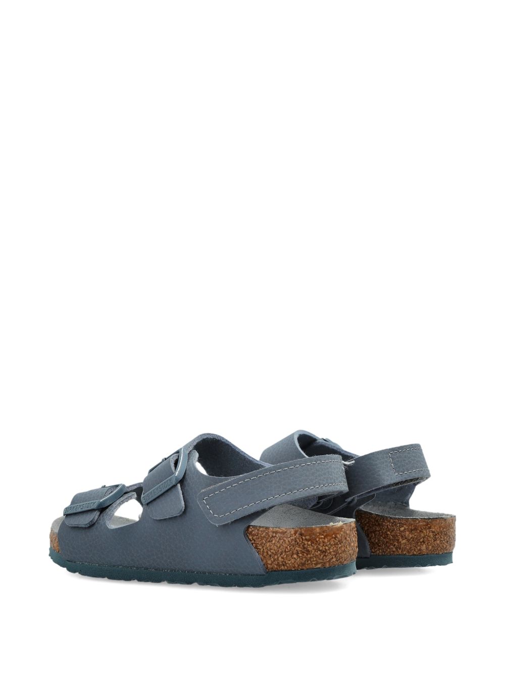 Sandali Milano per bambini Birkenstock Kids blu con doppia fibbia 1031647 GRAY BIRKENSTOCK KIDS