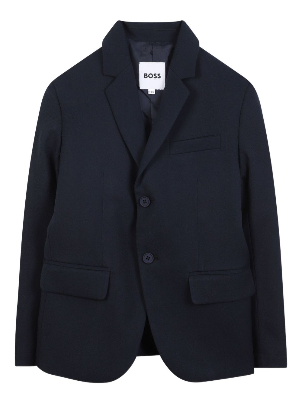 Abito da bambino Boss Kids blu navy con revers classici J52684 862 BOSS KIDS