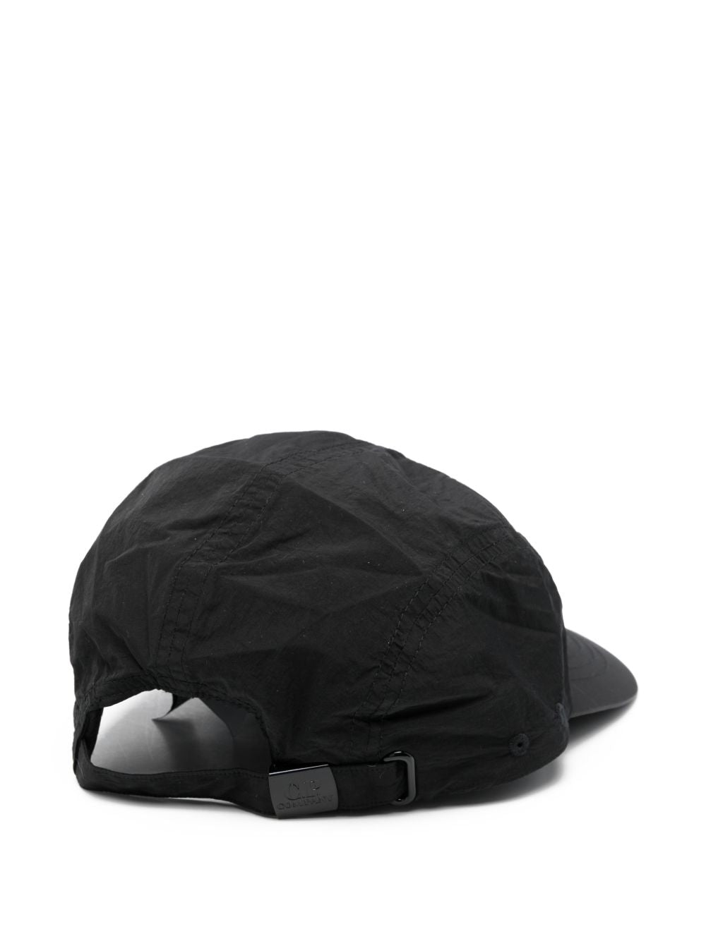 Cappello per bambino C.P Company Kids nero con applicazione logo CUX00SL3C00 60100 C.P.COMPANY KIDS