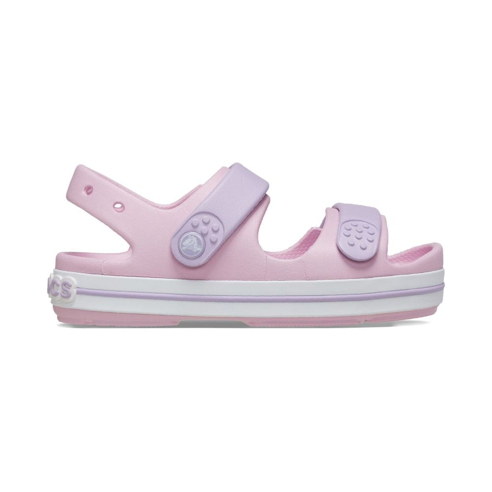 Sandali per bambina Crocs Kids rosa con dettaglio bicolore 209423 BALV CROCS KIDS