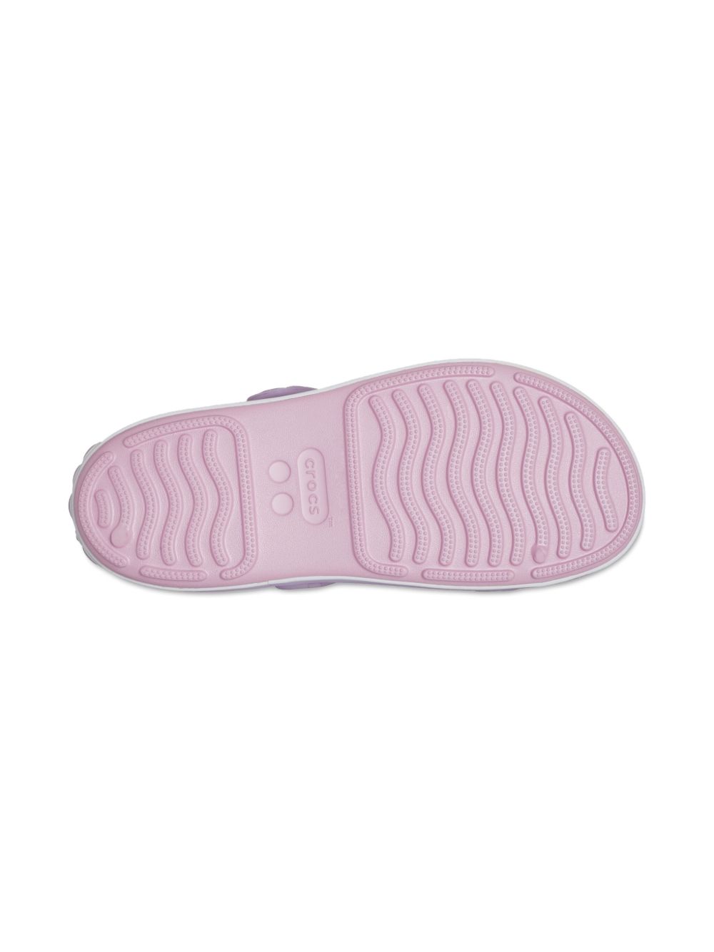 Sandali per bambina Crocs Kids rosa con dettaglio bicolore 209423 BALV CROCS KIDS