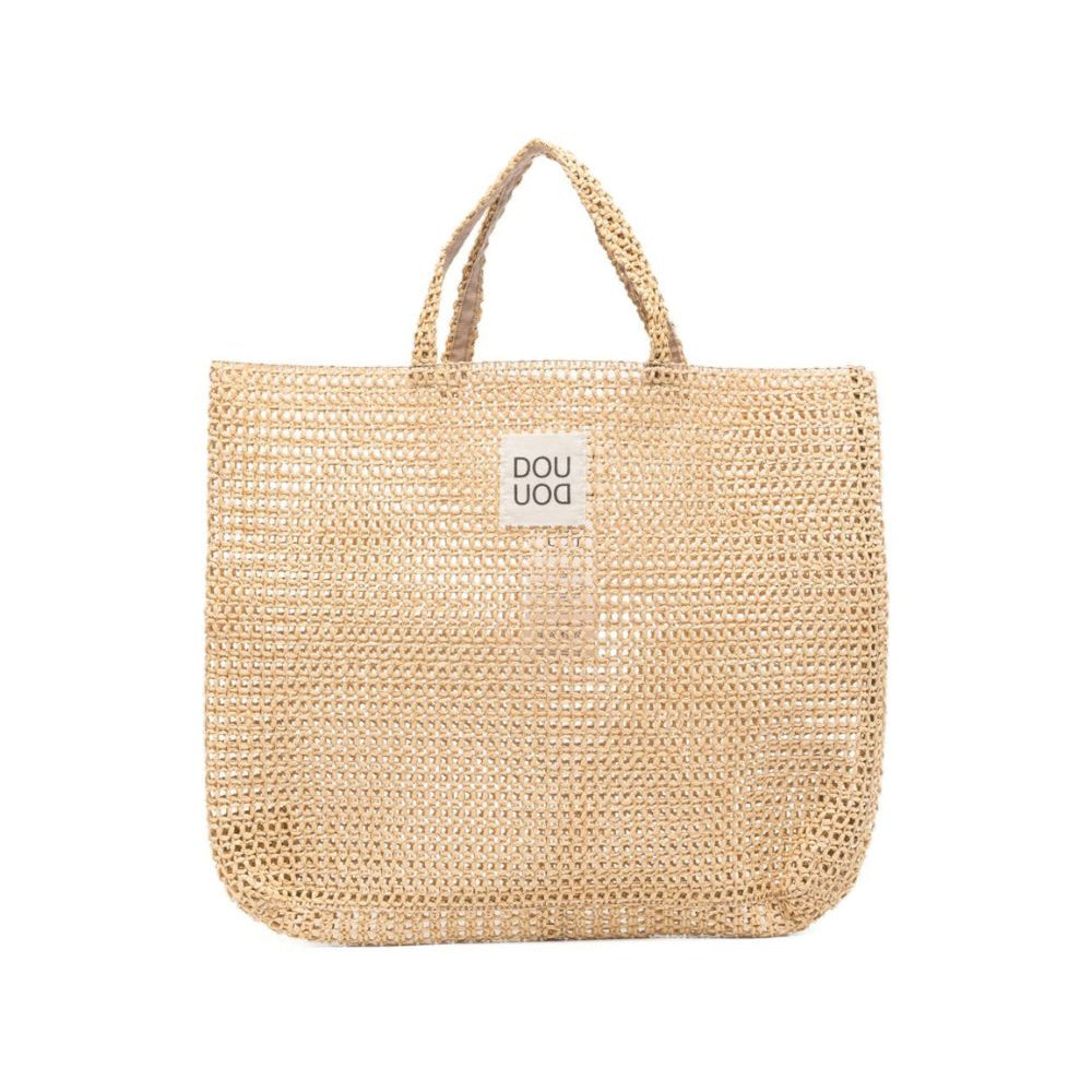 Borsa per bambina Douuod Kids beige con design intrecciato DY0A08 Z3929 107 DOUUOD KIDS