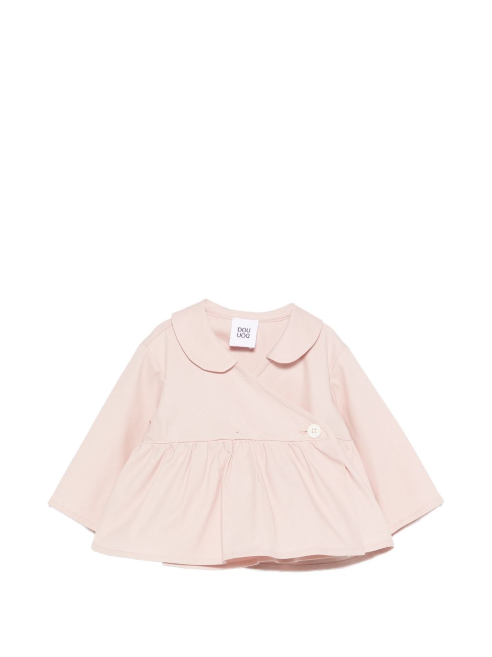 Blusa per neonata Douuod Kids rosa con colletto tondo DY2007 G0197 504 DOUUOD KIDS