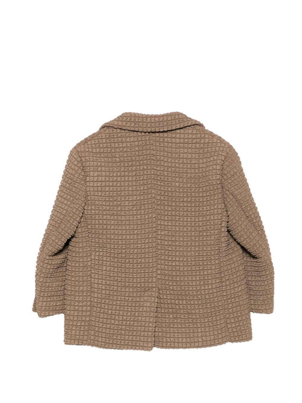 Blazer per bambino Douuod Kids marrone con finitura in rilievo DY2A64 U0267 334 DOUUOD KIDS