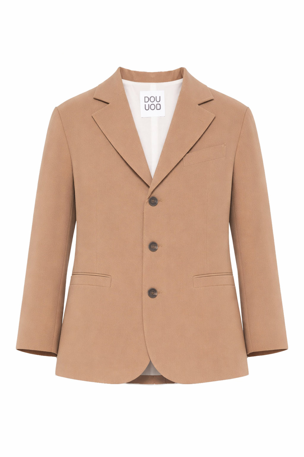 Blazer per bambino Douuod Kids beige con tasca a filetto DY2P74 I0292 334 DOUUOD KIDS
