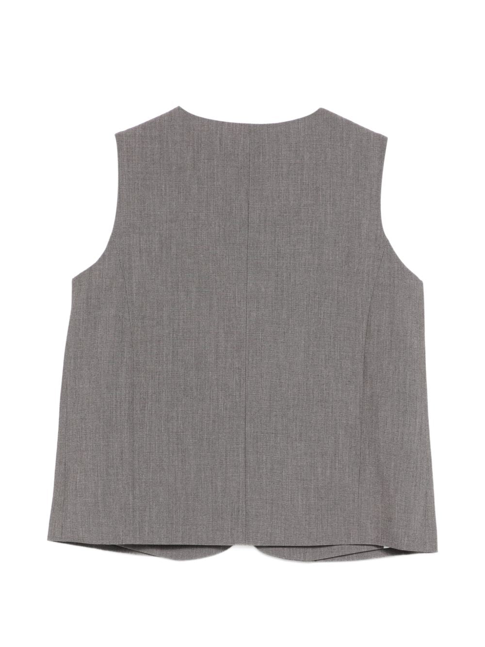 Gilet per bambino Douuod Kids grigio con bottoni e scollo a V DY2P82 I0321 808 DOUUOD KIDS