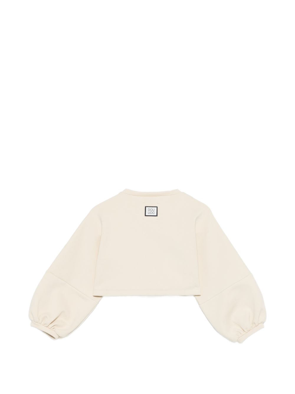 Felpa per bambina Douuod Kids beige con design crop DY4A30 Z3728 107 DOUUOD KIDS