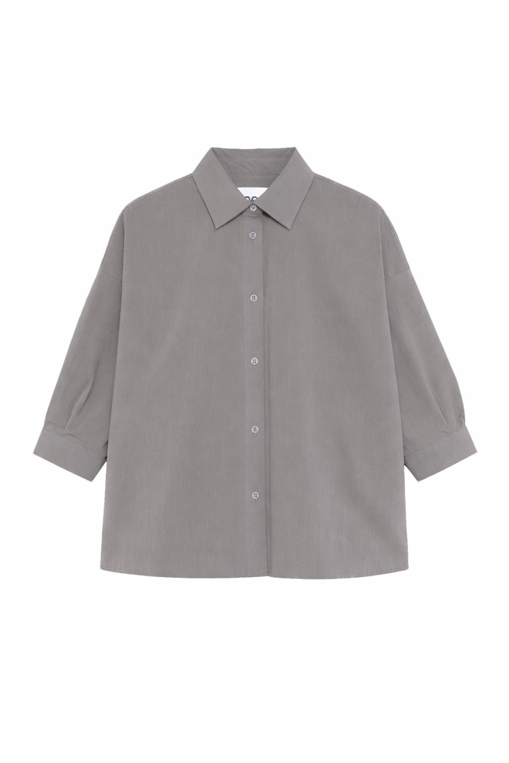 Camicia per bambina Douuod Kids grigia on colletto classica DY5A90 P0589 907 DOUUOD KIDS