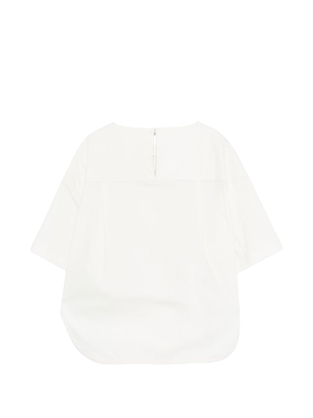 T-shirt per bambina Douuod Kids bianca con taschino sul petto DY5B01 P0589 101 DOUUOD KIDS