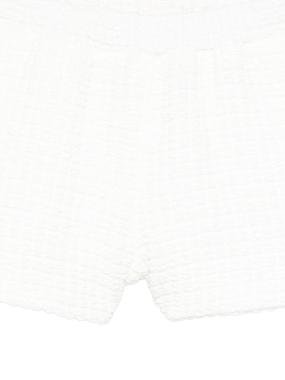 Shorts per bambina Douuod Kids bianchi con finitura in rilievo DY6B39 U0267 100 DOUUOD KIDS