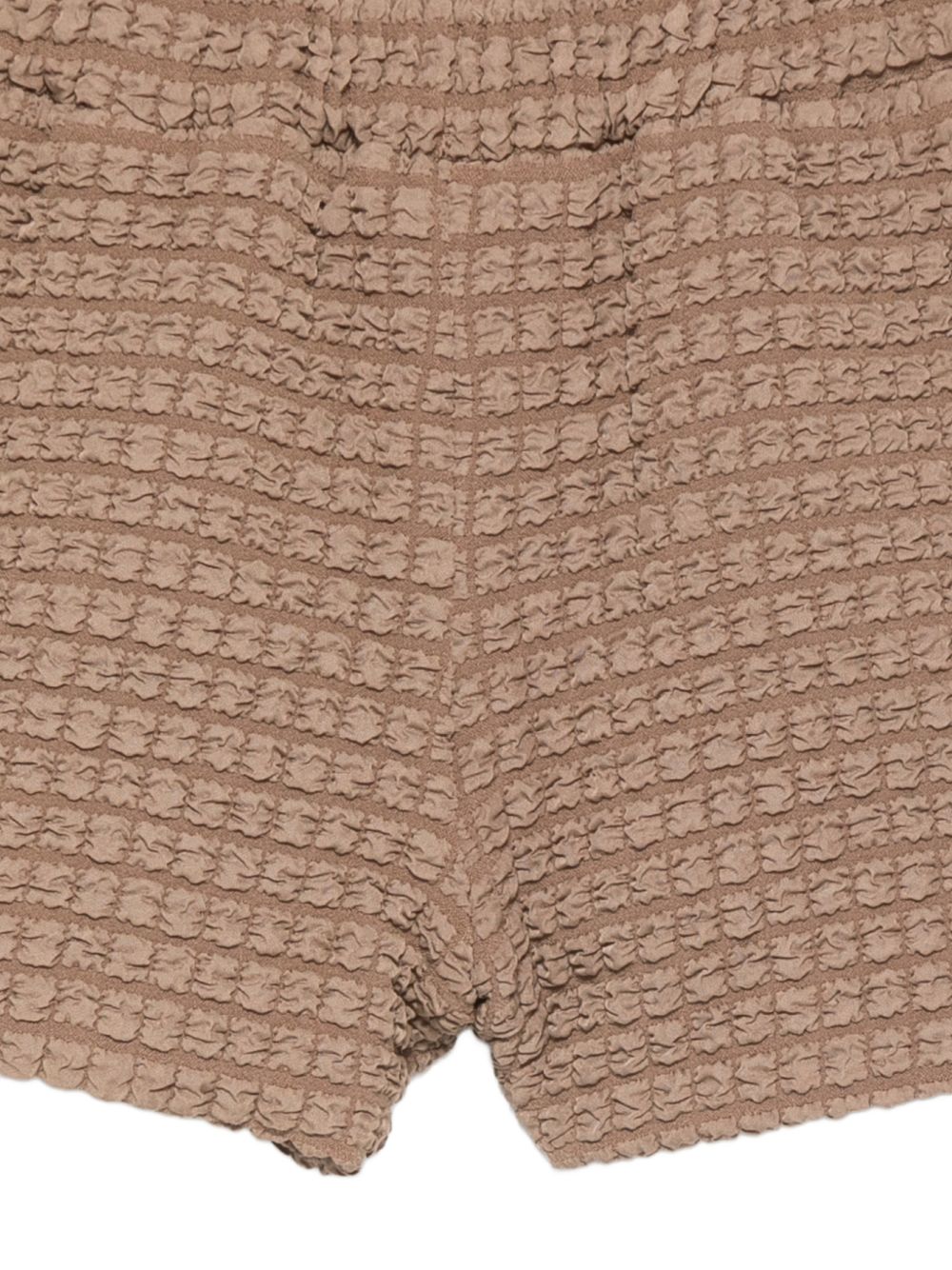 Shorts per bambina Douuod Kids marroni con finitura in rilievo DY6B39 U0267 334 DOUUOD KIDS