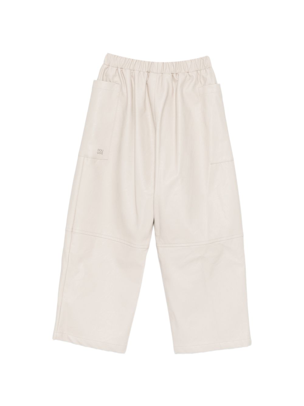 Pantaloni per bambina Douuod beige con vita elasticizzata DY6P61 H0076 108 DOUUOD KIDS