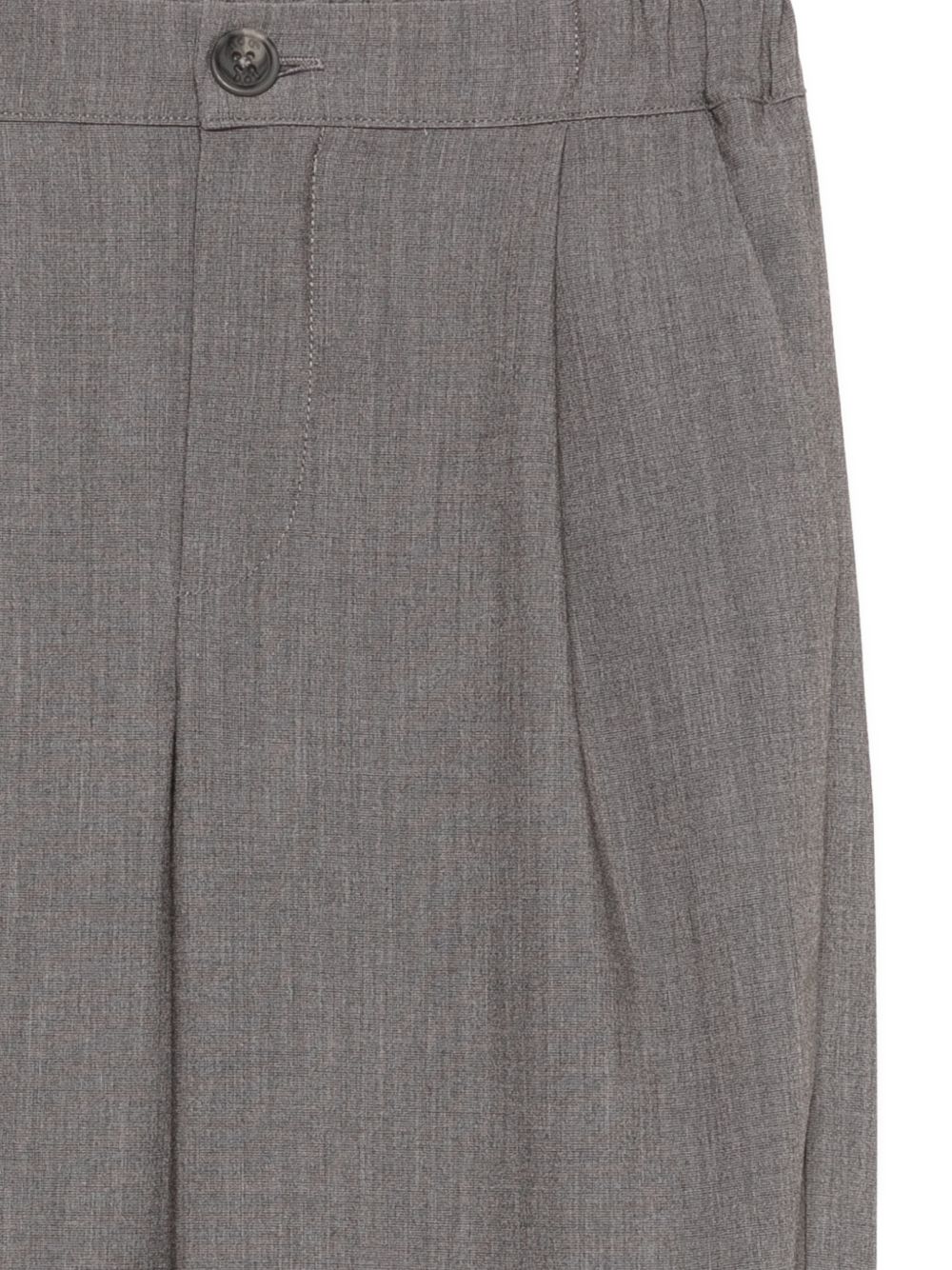 Pantaloni per bambino Douuod Kids grigio scuro con plissé DY6P81 I0321 808 DOUUOD KIDS