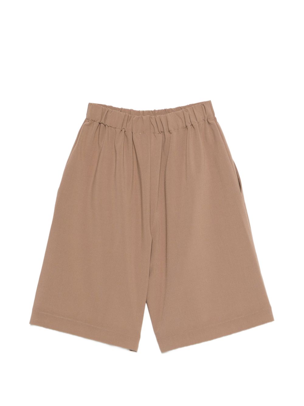 Shorts per bambina Douuod Kids marrone chiaro con elastico in vita DY6P99 I0292 334 DOUUOD KIDS