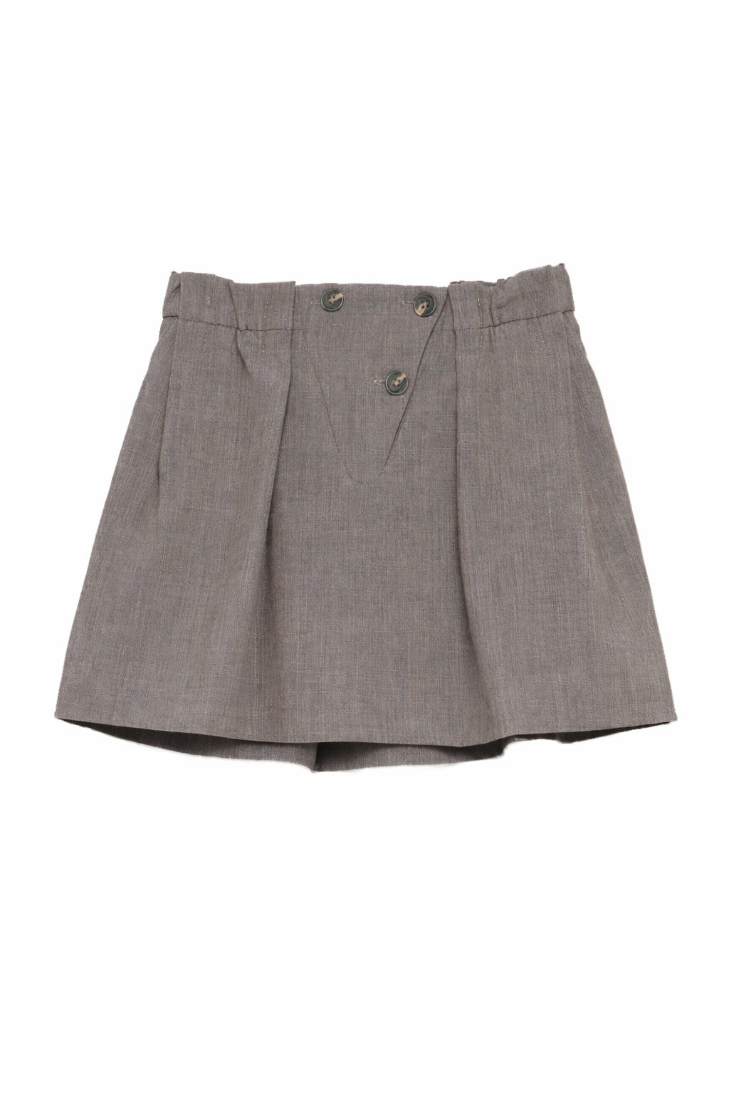 Gonna per bambina Douuod Kids grigia con dettaglio con bottoni DY7A61 I0321 808 DOUUOD KIDS
