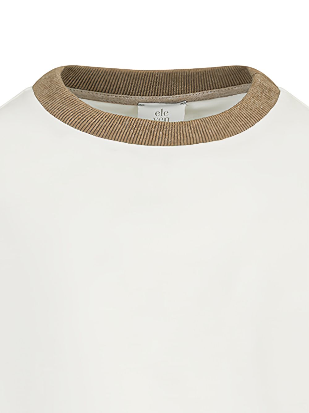 T-shirt per bambino Eleventy Kids beige a girocollo EY8P41 Z3708 101BG ELEVENTY KIDS