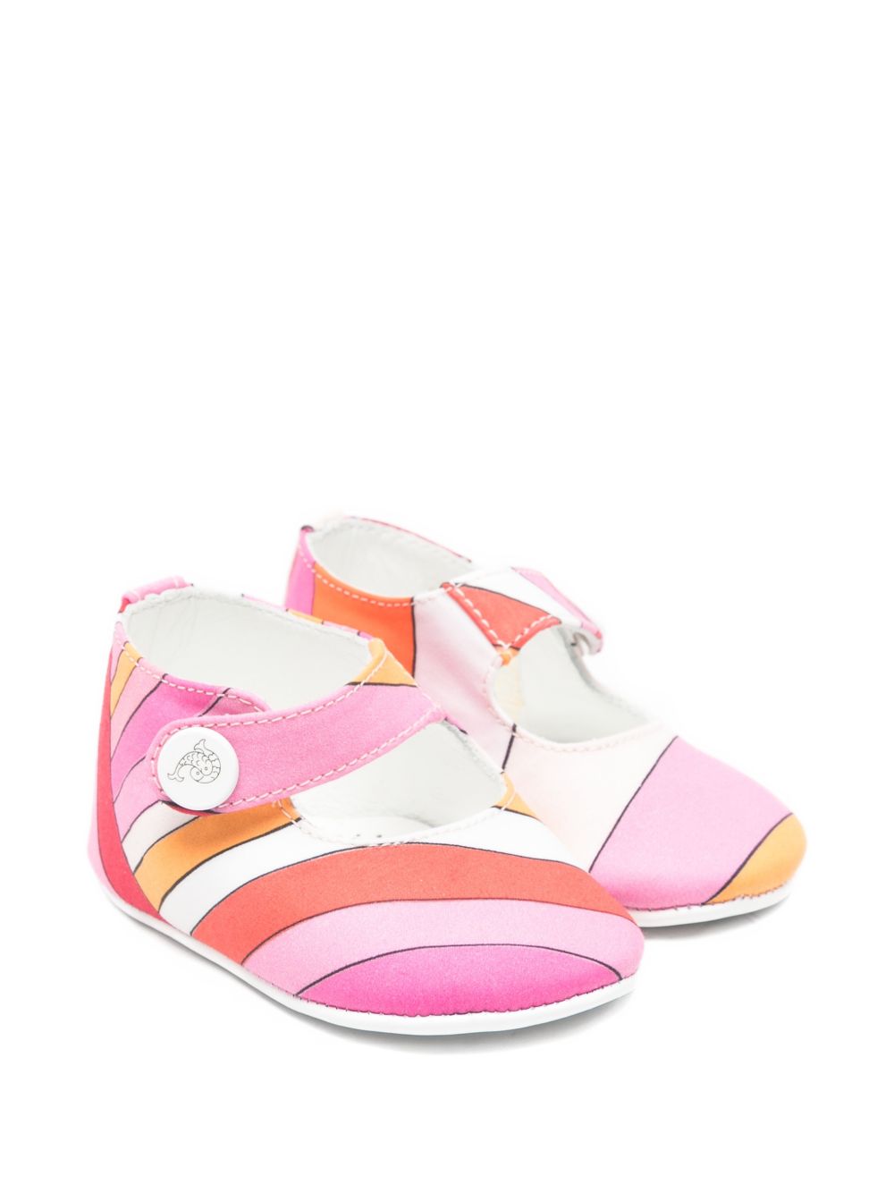 Scarpe per neonata Emilio Pucci Junior multicolore a righe PY0076 P0585 50EAR EMILIO PUCCI KIDS