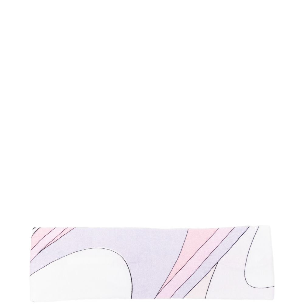 Fascia per neonata Emilio Pucci Junior bianco con stampa astratta PY0A14 Z3688 508LI EMILIO PUCCI KIDS