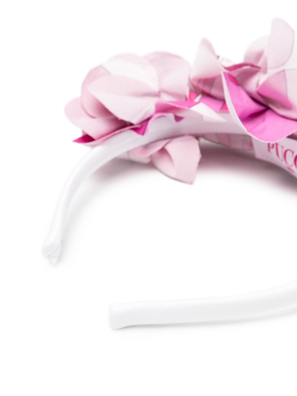 Accessorio per capelli per bambina Emilio Pucci Junior rosa a fiori PY0A94 M0055 101RO EMILIO PUCCI KIDS