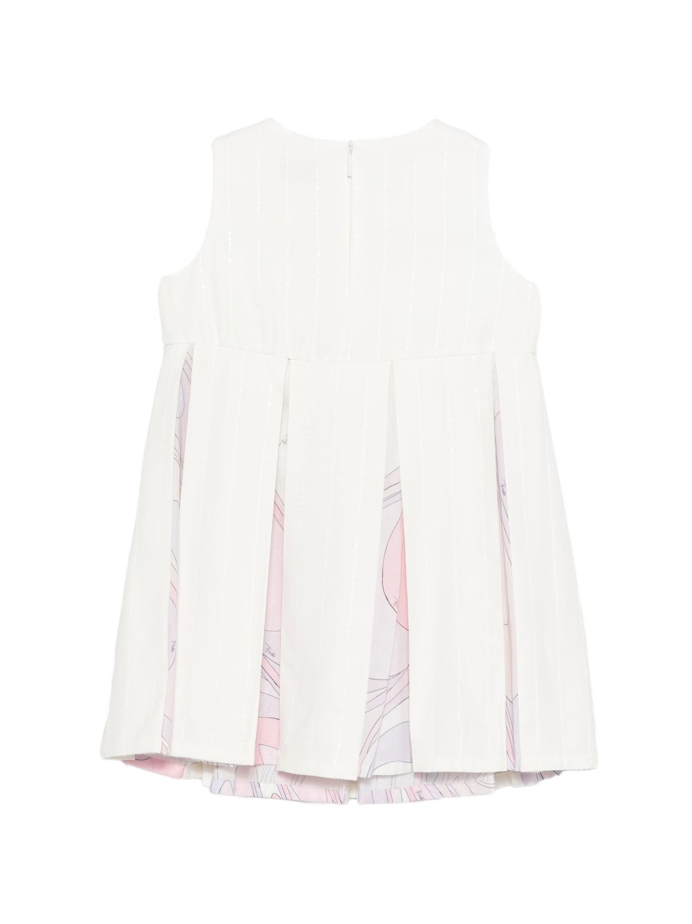 Abito per bambina Pucci Junior rosa con design plissettato PY1B42 S0228 101BC EMILIO PUCCI KIDS