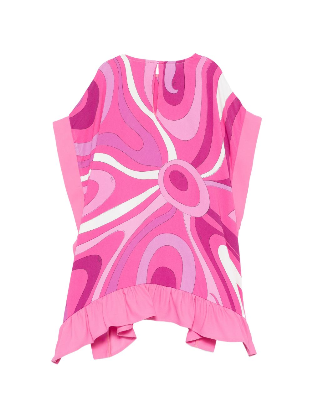 Abito per bambina Emilio Pucci Junior rosa con stampa grafica PY1C21 K0279 570BC EMILIO PUCCI KIDS