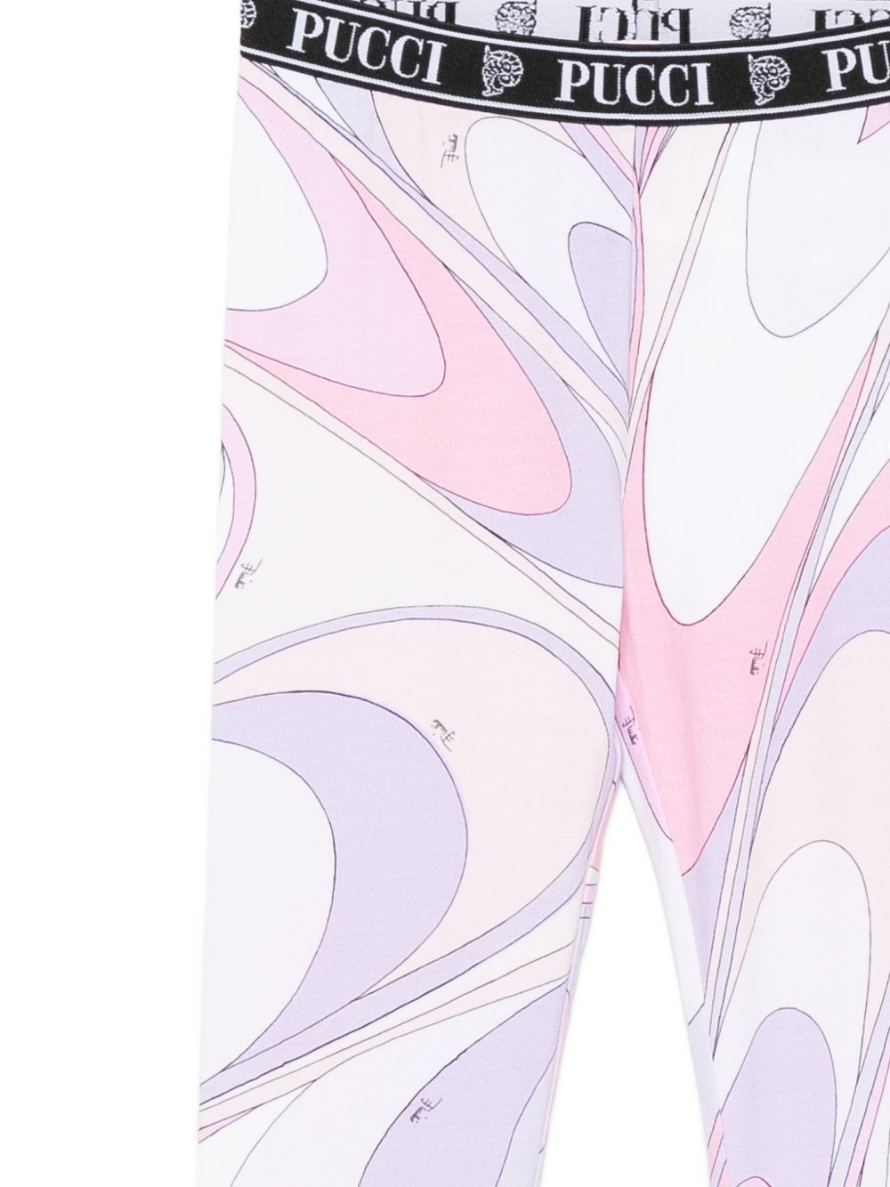 Leggings per bambina Emilio Pucci Junior multicolore con stampa Iride PY6B61 Z3688 508LI EMILIO PUCCI KIDS