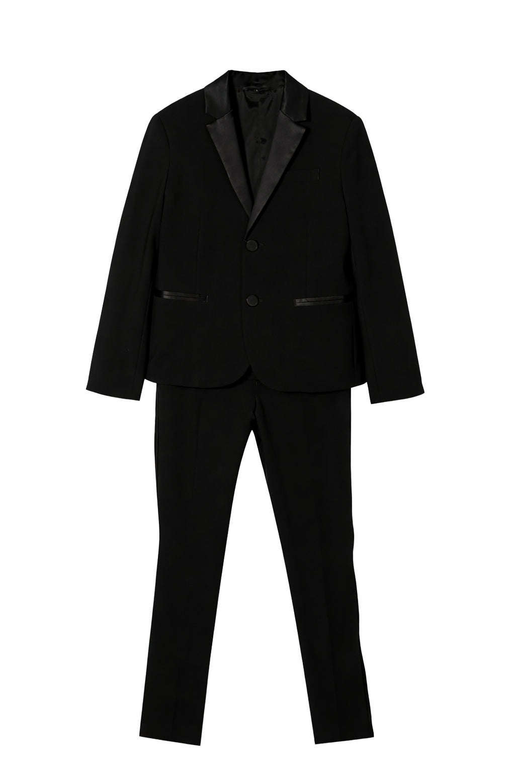 Completo due pezzi per bambino Emporio Armani Kids nero con taglio straight 6H4VJ8 4N3FZ 0999 EMPORIO ARMANI KIDS