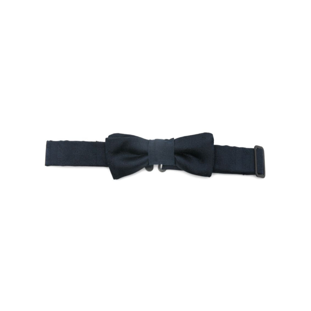 Papillon per bambino Emporio Armani Kids blu con motivo jacquard con aquila EB000853 AF23748 FB068 EMPORIO ARMANI KIDS