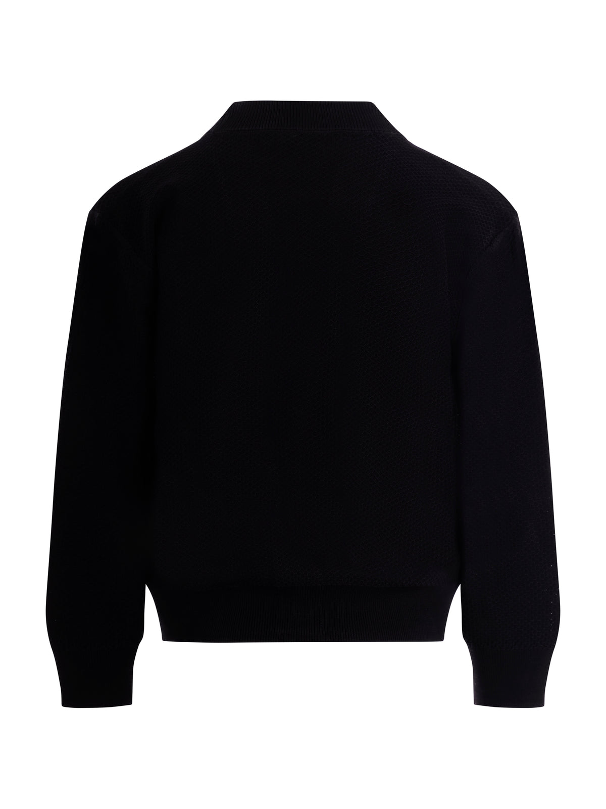 Cardigan per bambino Emporio Armani Kids blu con texture traforata EB001221 AF23412 UB118 EMPORIO ARMANI KIDS