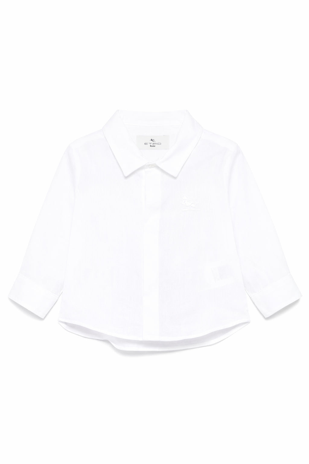 Camicia per neonato Etro Kids bianca con stampa paisley GW5500 P0472 100 ETRO KIDS