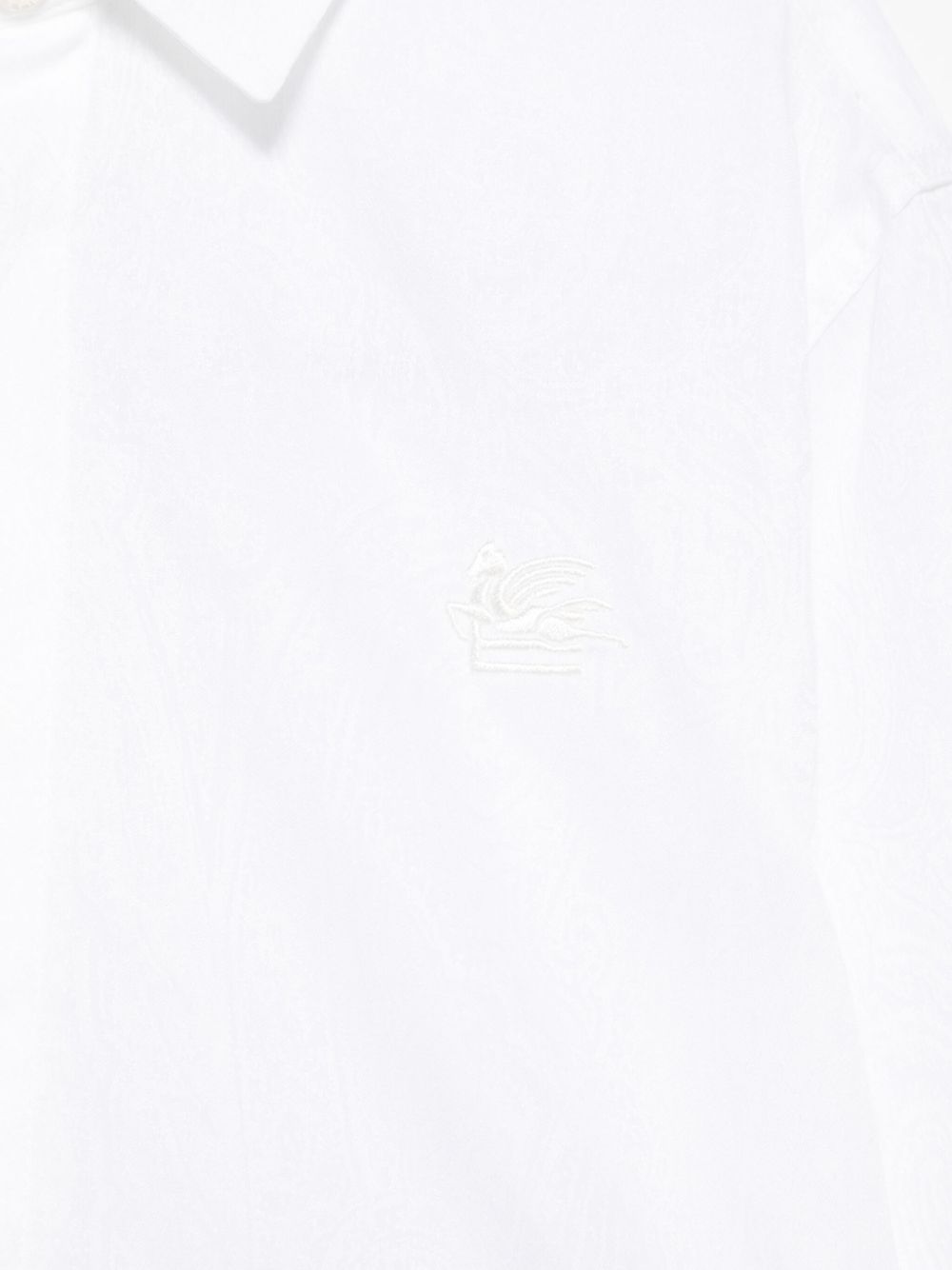 Camicia per bambino Etro Kids bianca con effetto jacquard GW5P10 P0472 100 ETRO KIDS