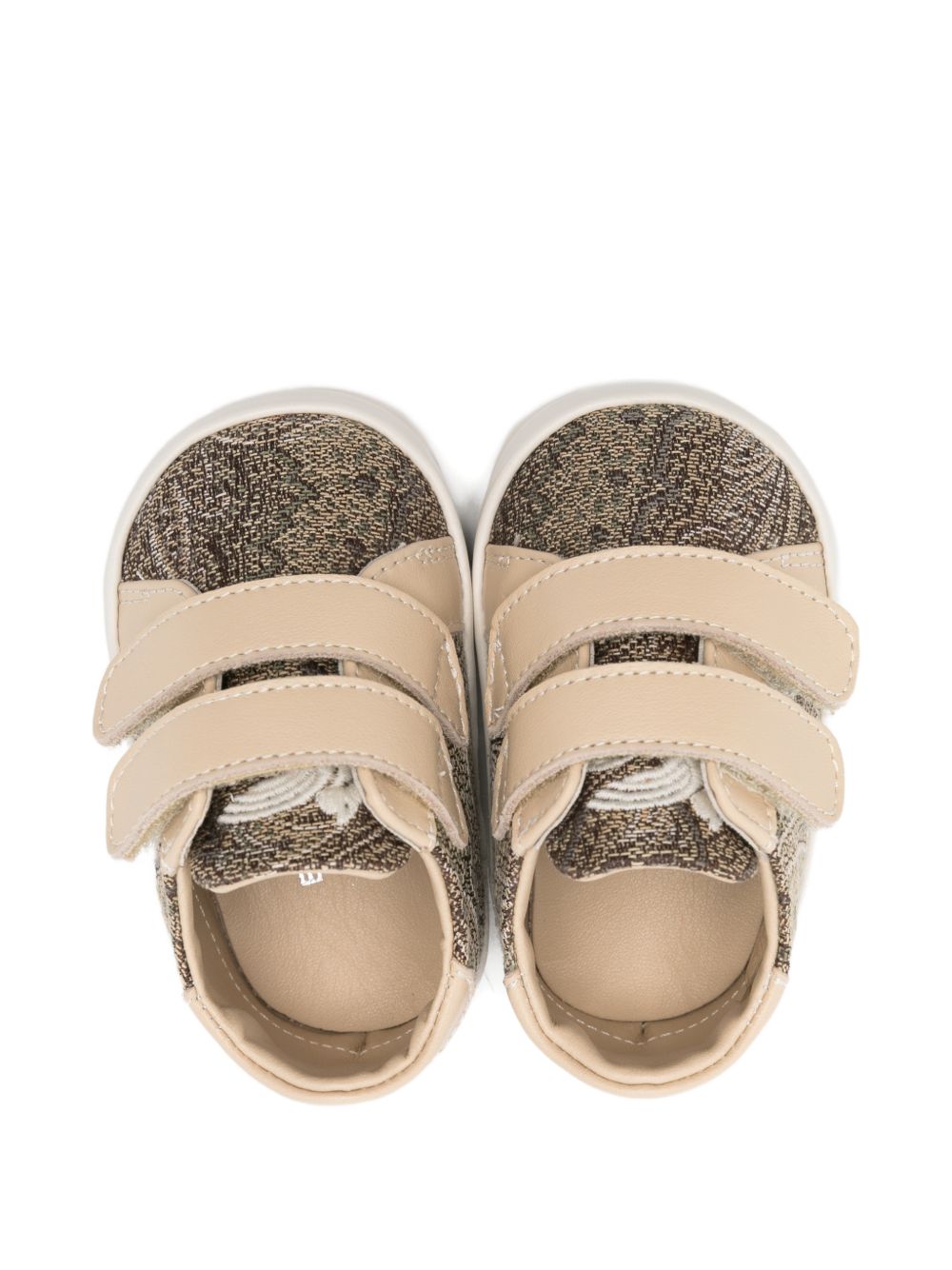 Sneakers per neonato Etro Kids beige con chiusura a strappi GY0546 U0264 311 ETRO KIDS