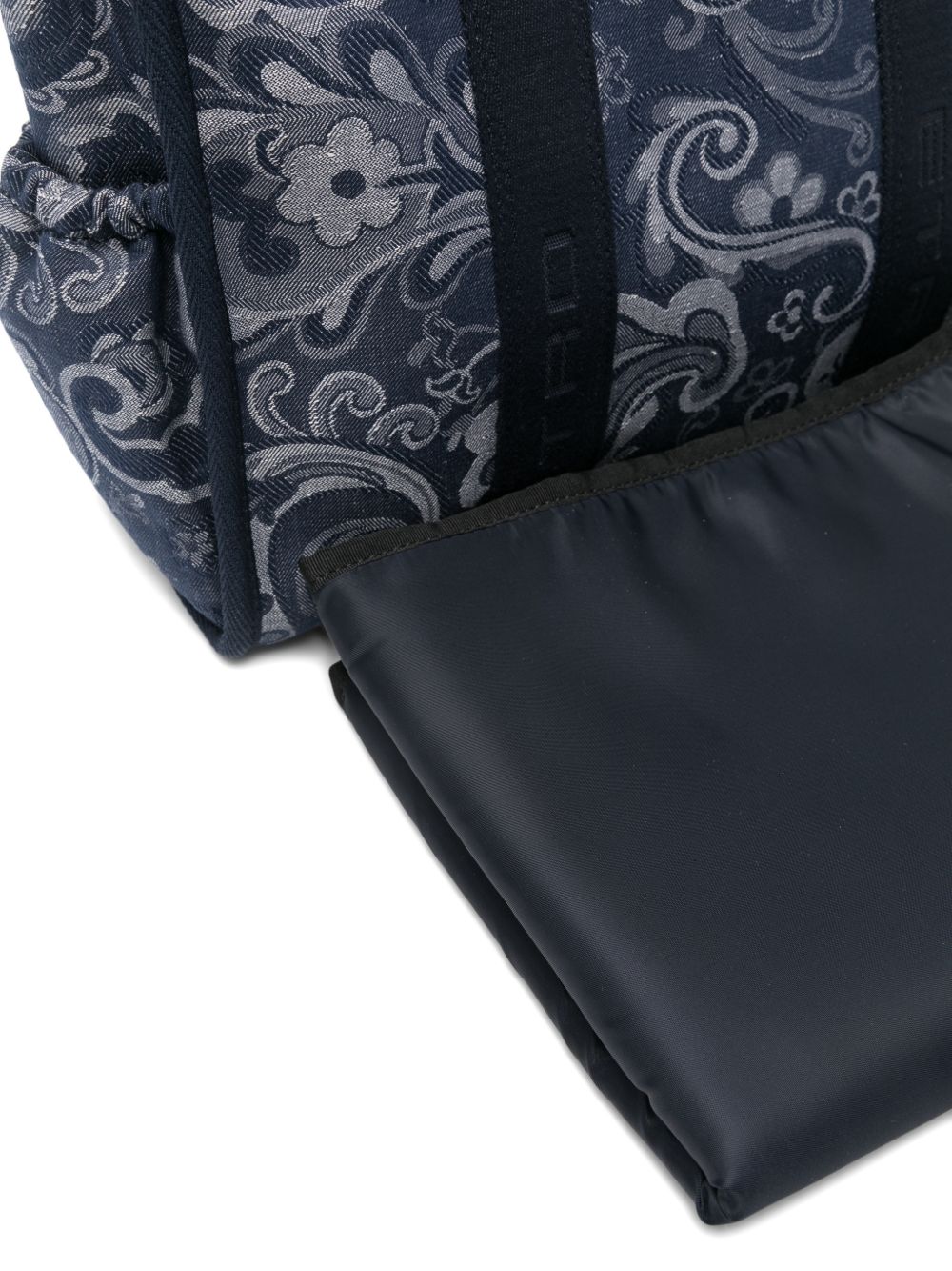 Borsa fasciatoio per neonati Etro Kids blu con stampa paisley GY0Q28 I0308 620 ETRO KIDS