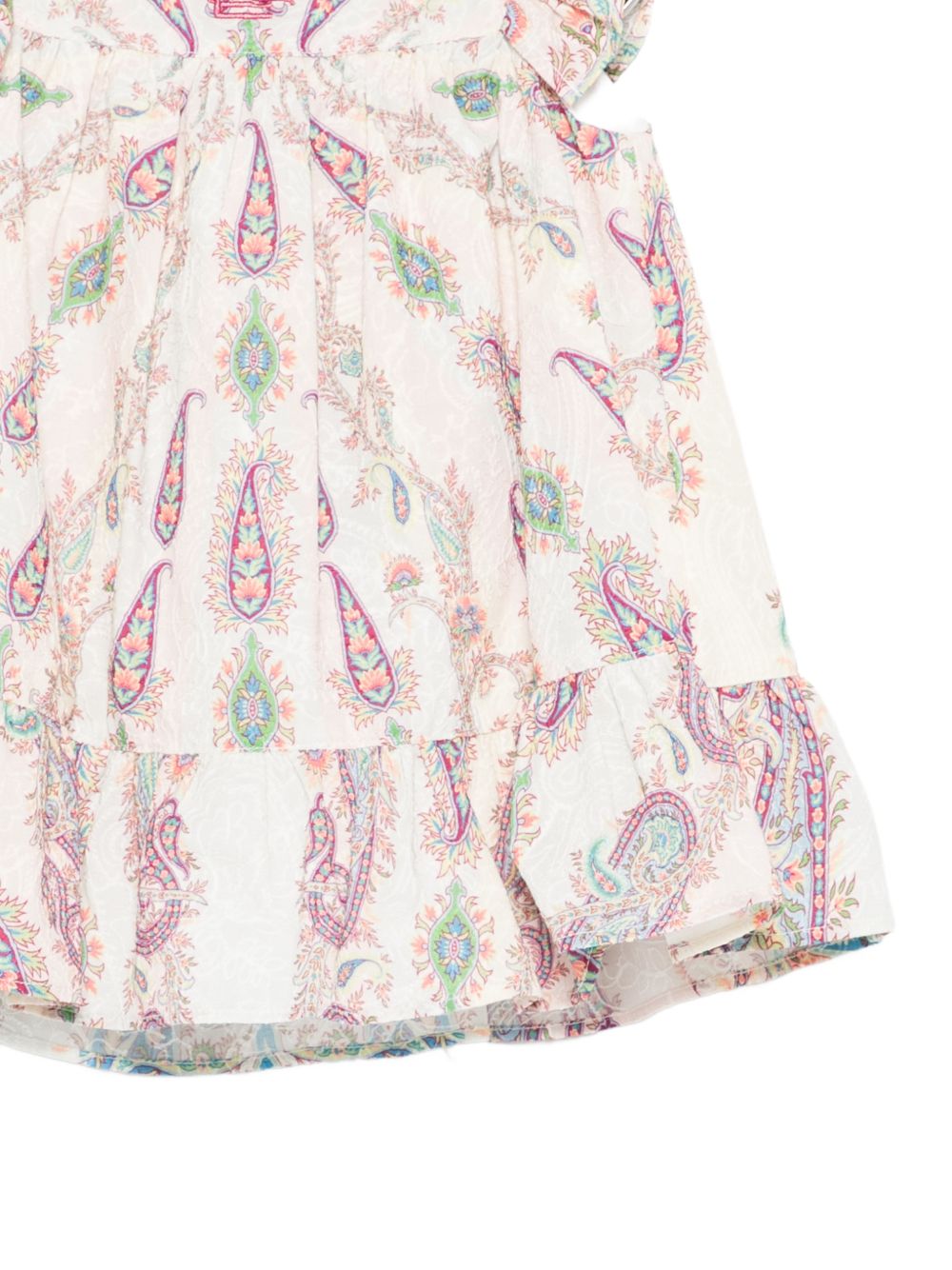 Abito per neonata Etro Kids beige con stampa Paisley all-over GY1050 U0268 501MC ETRO KIDS