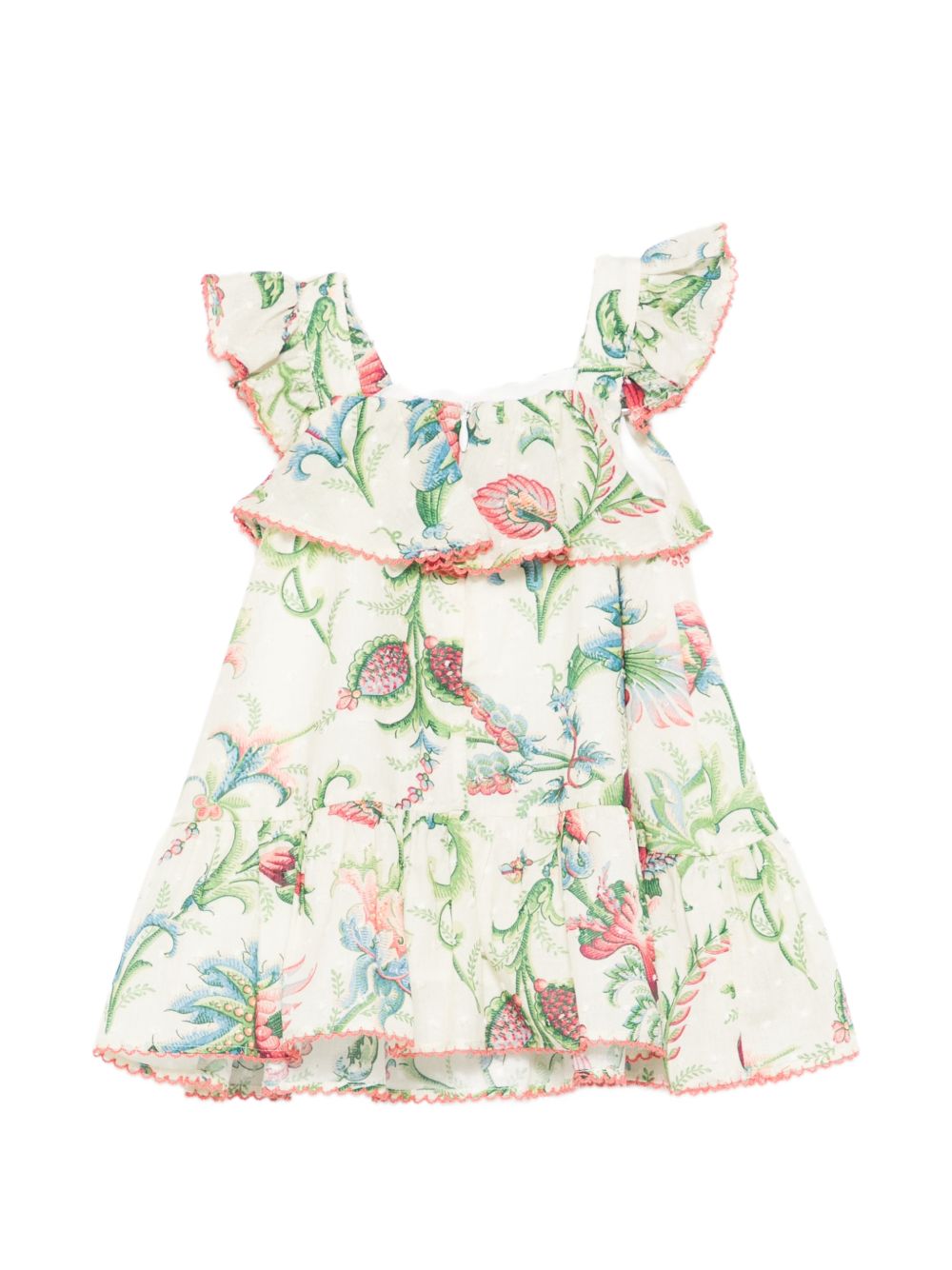 Abito per neonata Etro Kids bianco con stampa floreale GY1060 M0082 106MC ETRO KIDS