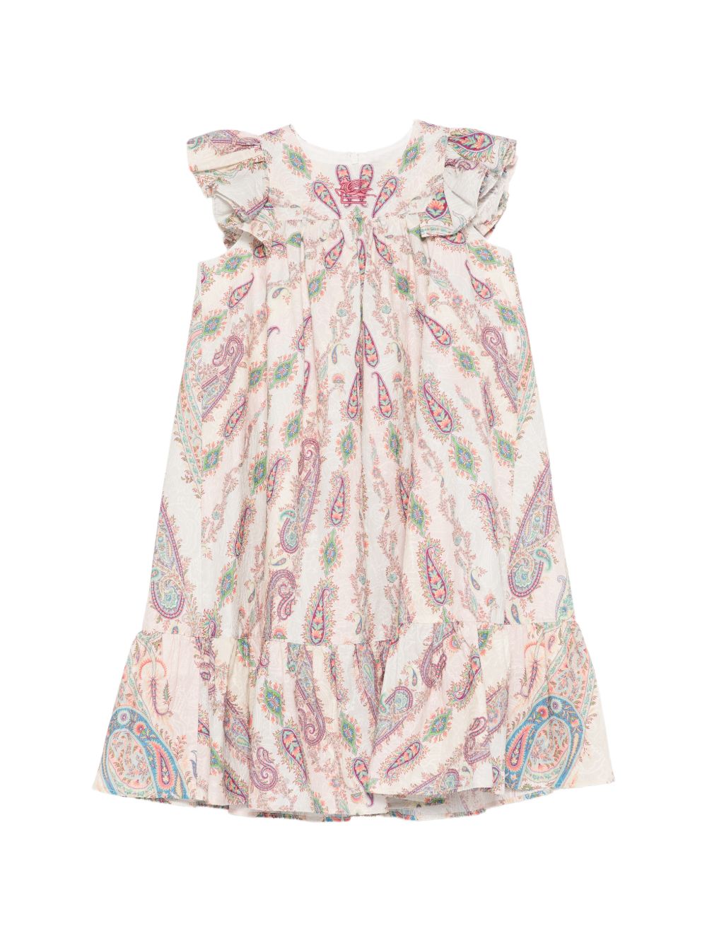 Abito per bambina Etro Kids beige con stampa paisley GY1B30 U0268 501MC ETRO KIDS