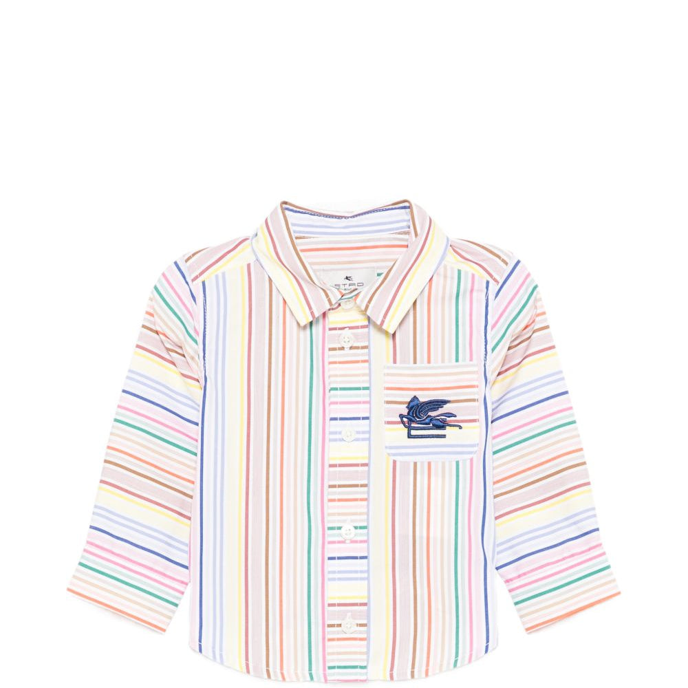 Camicia per neonato Etro Kids multicolor con design a righe GY5500 Z3654 101RO ETRO KIDS