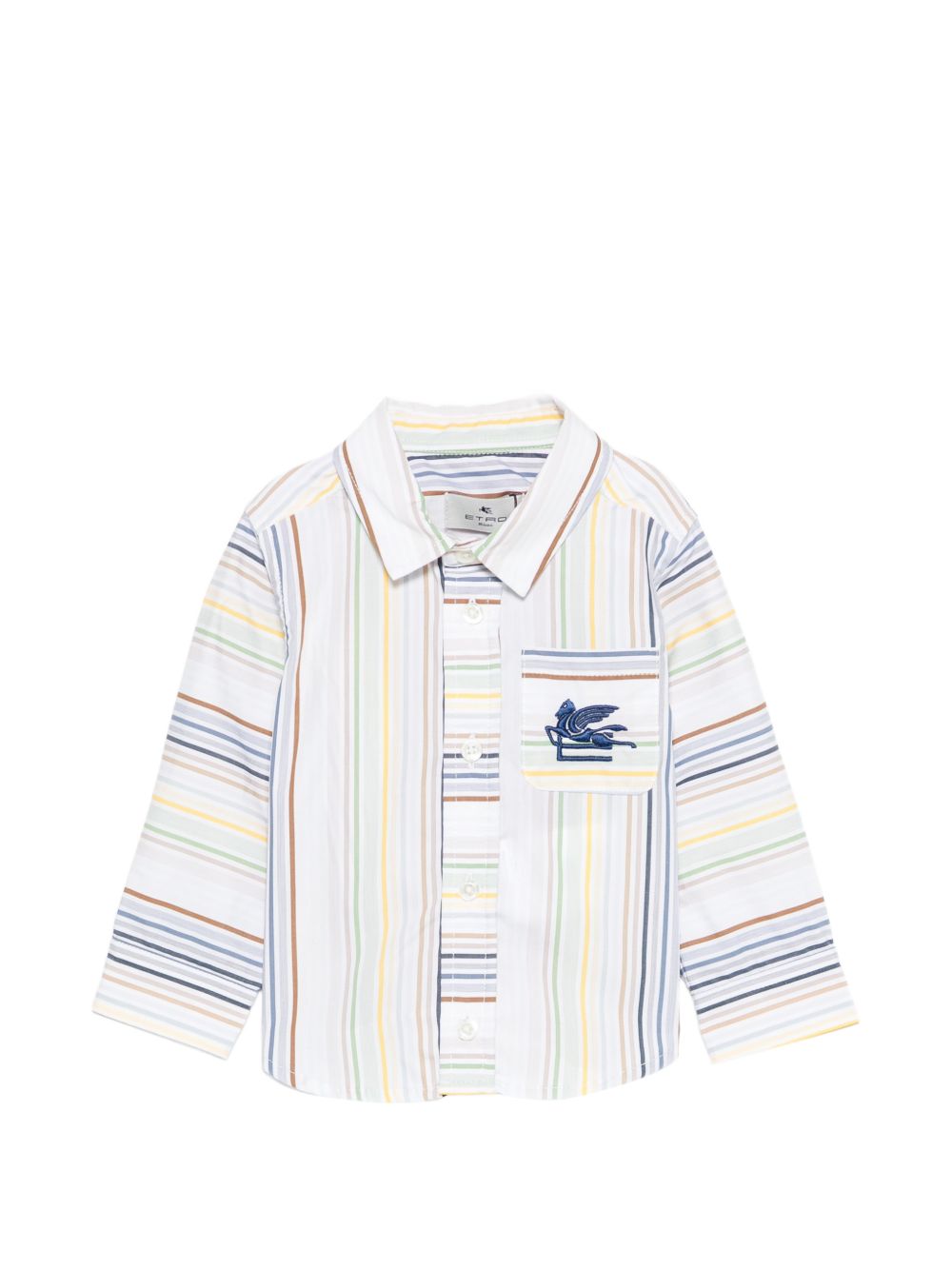 Camicia per neonato Etro kids bianca con motivo a righe GY5500 Z3654 101VE ETRO KIDS