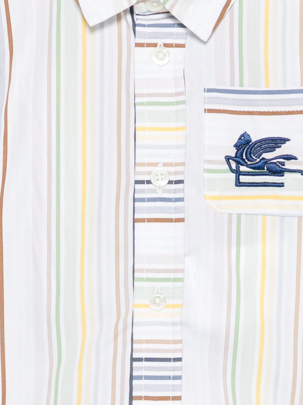 Camicia per neonato Etro kids bianca con motivo a righe GY5500 Z3654 101VE ETRO KIDS