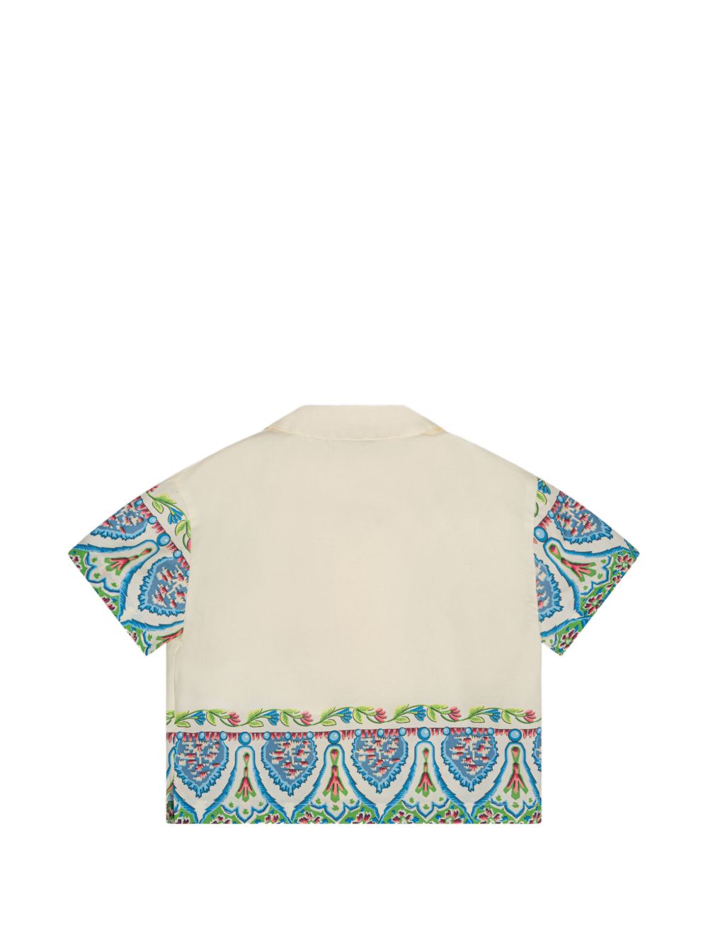 Camicia per neonato Etro Kids bianca con stampa floreale GY5520 P0601 106MC ETRO KIDS