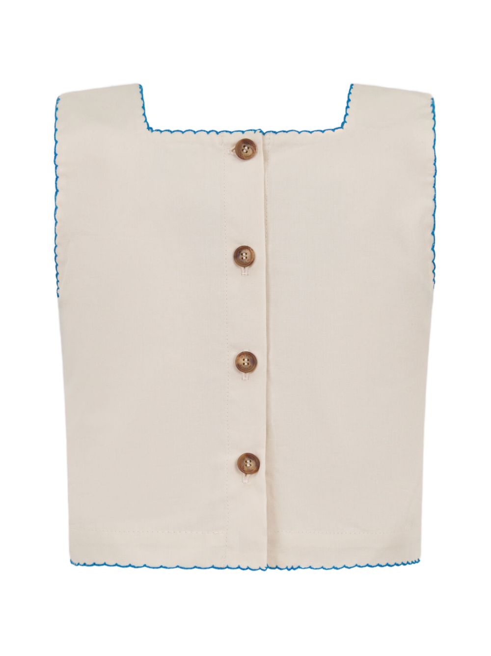 Top per bambina Etro Kids beige con ricamo floreale sul davanti GY5A92 P0287 107 ETRO KIDS